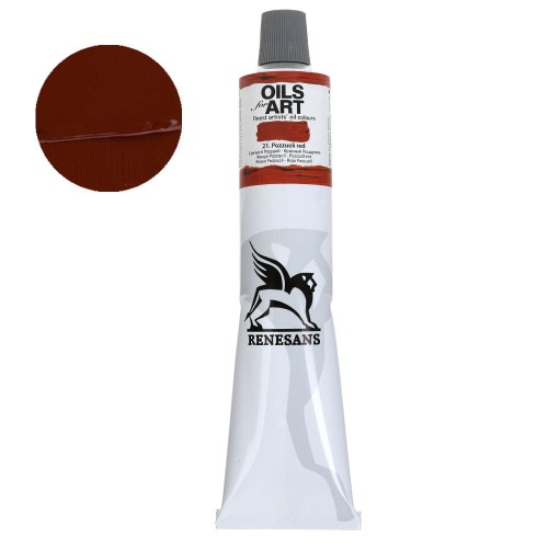 Farba olejna Renesans Oils for Art 140 ml - 21 Czerwień pozzuoli