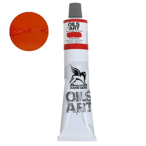 Farba olejna Renesans Oils for Art 140 ml - 19 Czerwień saturna