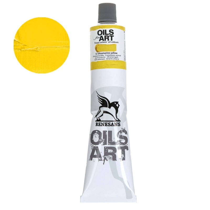 Farba olejna Olej for Art 140 ml - 08 Żółty Ultramaryna