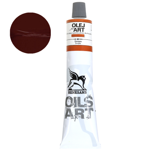 Farba olejna Renesans Oils for Art 140 ml - 83 Sinopia