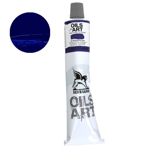Farba olejna Renesans Oils for Art 140 ml - 34 Ultramaryna