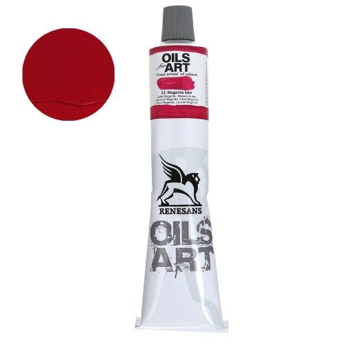 Farba olejna Renesans Oils for Art 140 ml - 23 Lazur magenta