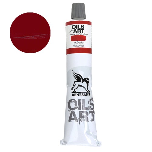 Farba olejna Renesans Oils for Art 140 ml - 20 Karmin
