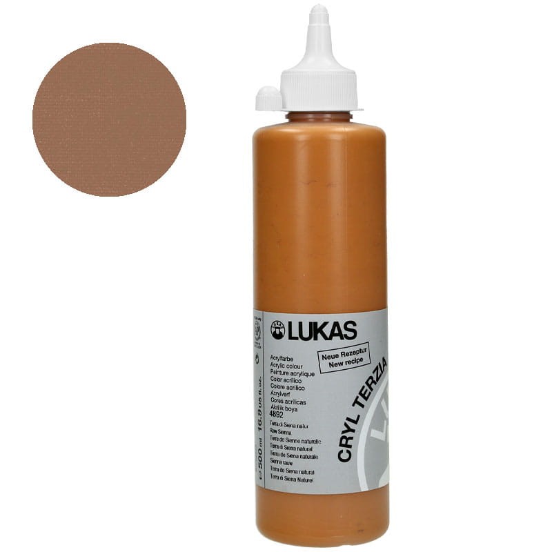 Farba akrylowa Cryl Terzia Lukas 500ml - Raw sienna