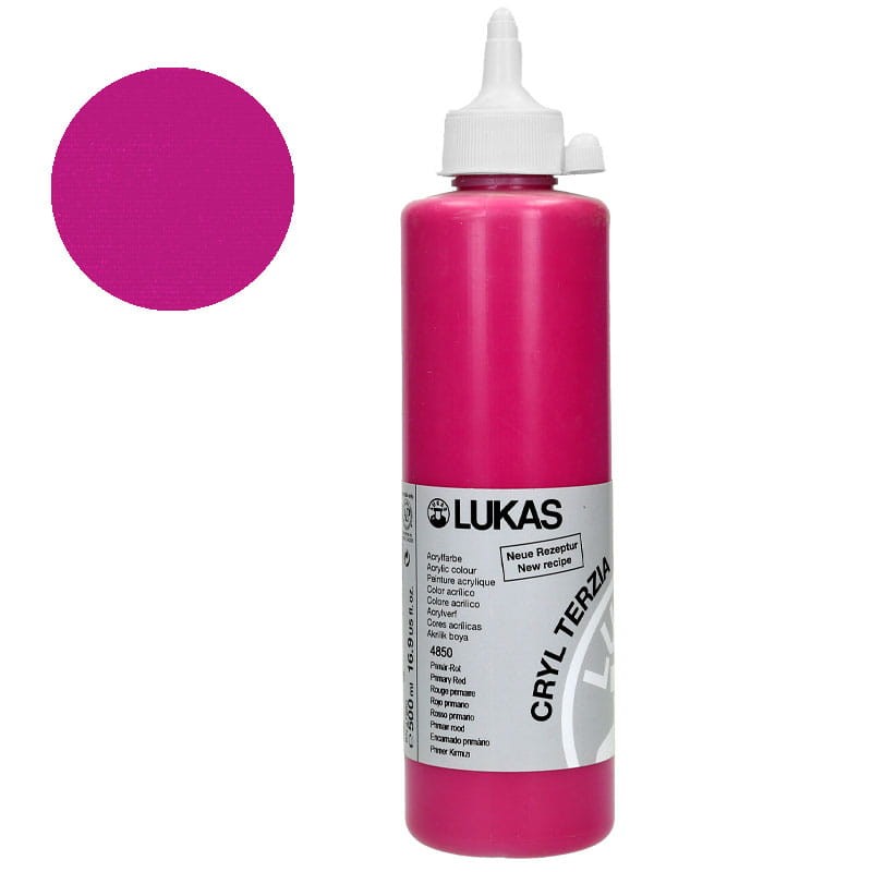 Farba akrylowa Cryl Terzia Lukas 500ml - Primary red