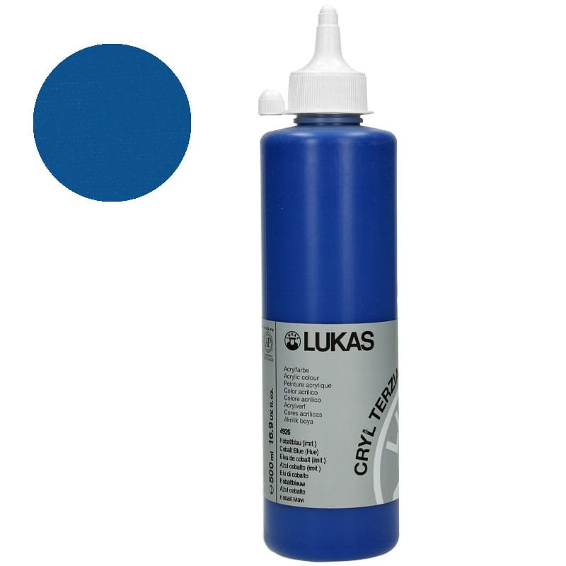 Farba akrylowa Cryl Terzia Lukas 500ml - Cobalt blue