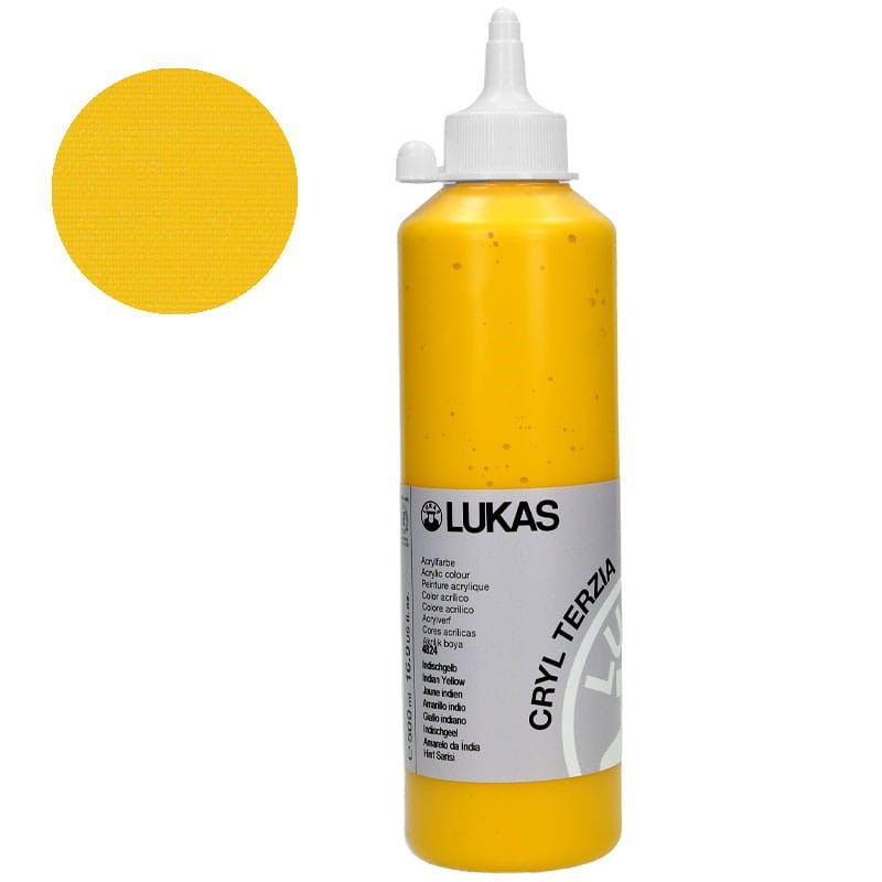 Farba akrylowa Cryl Terzia Lukas 500ml - Indian yellow