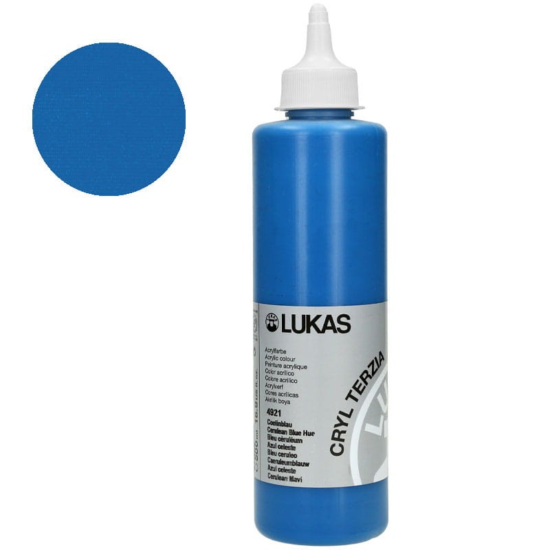 Farba akrylowa Cryl Terzia Lukas 500ml - Cerulean blue