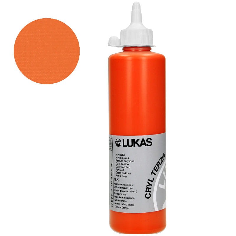 Farba akrylowa Cryl Terzia Lukas 500ml - Cadmium orange hue
