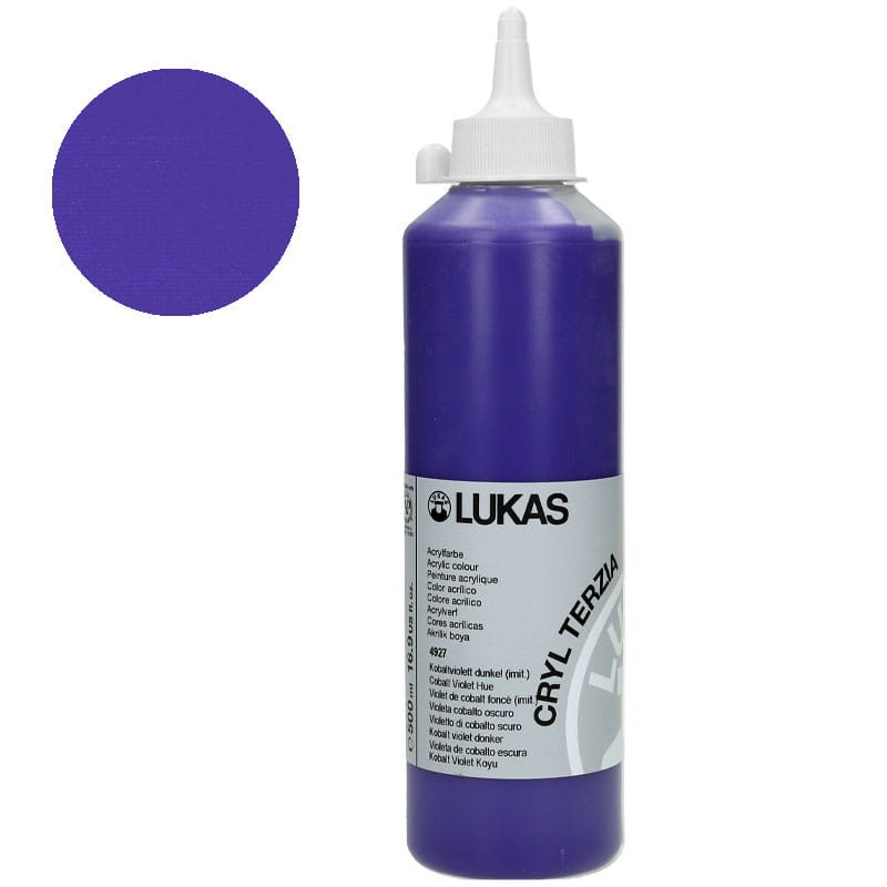 Farba akrylowa Cryl Terzia Lukas 500ml - Cobalt violet deep