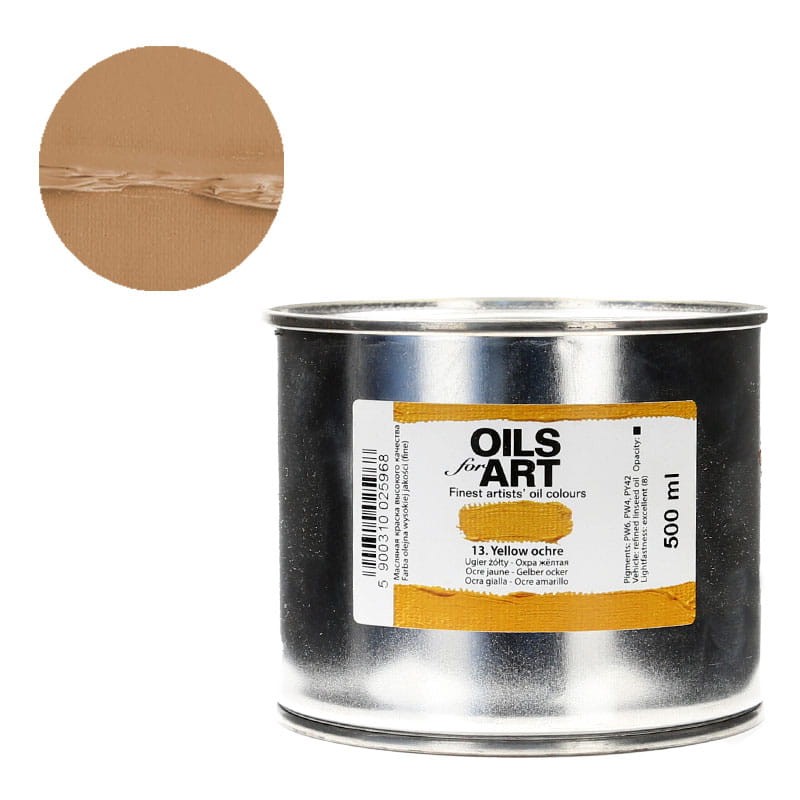 Farba olejna Olej for Art 500 ml - 13 Ochra Żółta