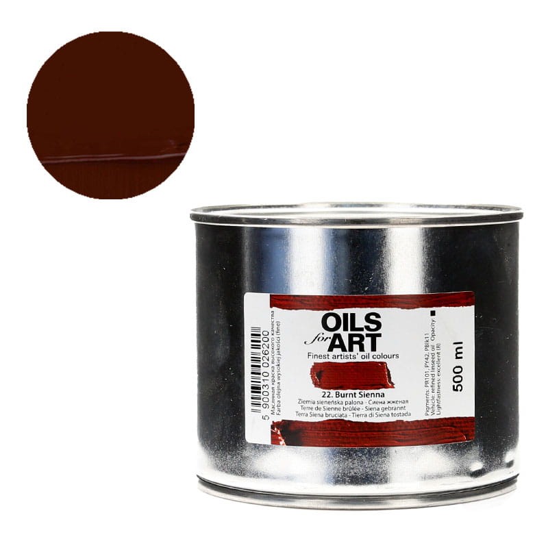 Farba olejna Olej for Art 500 ml - 22 Siena Palona