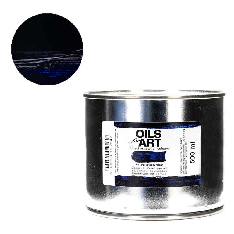 Farba olejna Olej for Art 500 ml - 35 Błękit Pruski