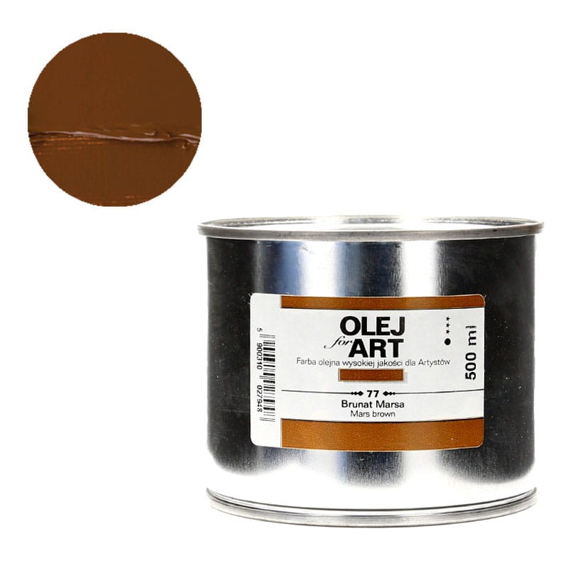 Farba olejna Olej for Art 500 ml - 77 Brunat Marsa