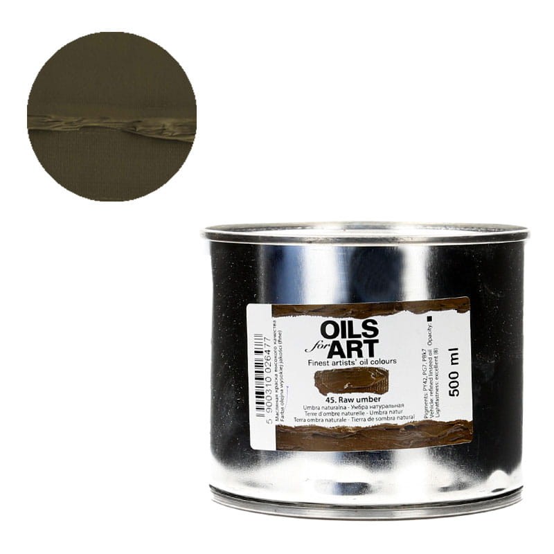Farba olejna Olej for Art 500 ml - 45 Ziemia Umbra Naturalna