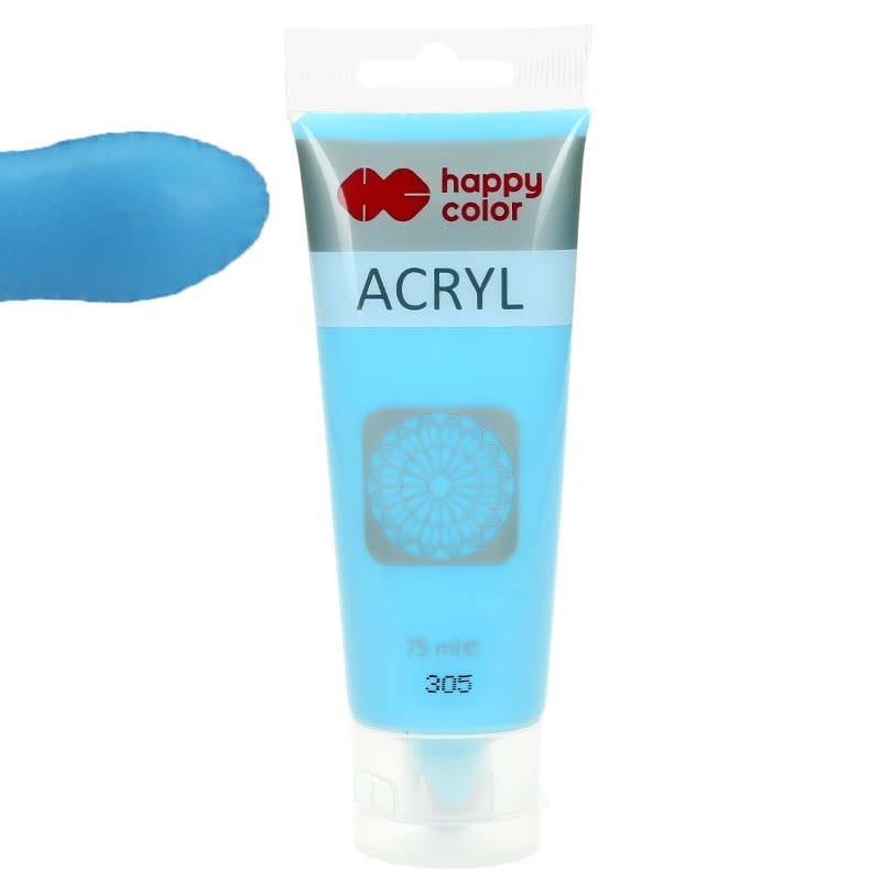 Farba akrylowa Happy Color 75ml - 305 Niebieski pastelowy