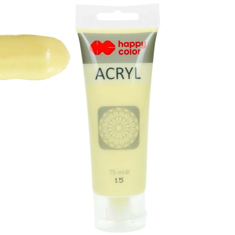 Farba akrylowa Happy Color 75ml - 15 Jasnożółty limonkowy