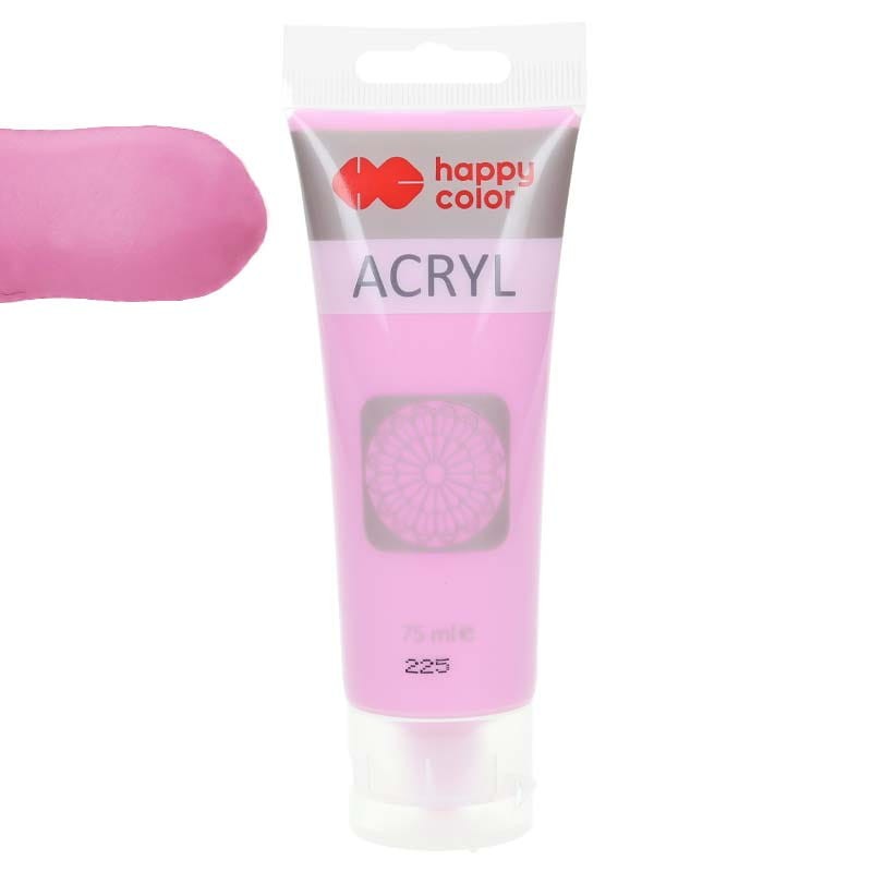 Farba akrylowa Happy Color 75ml - 225 Fuksja pastelowy