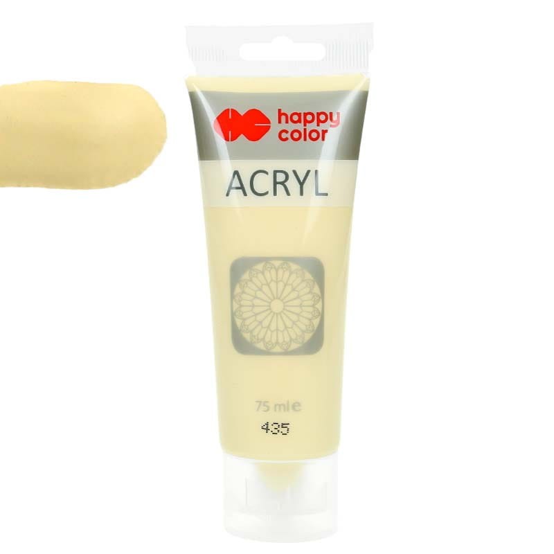 Farba akrylowa Happy Color 75ml - 435 Kość słoniowa