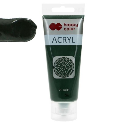 Farba akrylowa Happy Color 75ml - 56 Ciemna oliwka 
