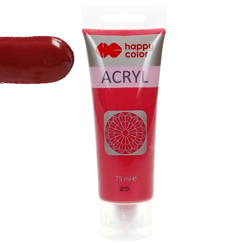 Farba akrylowa Happy Color 75ml - 25 Ciemnoróżowy
