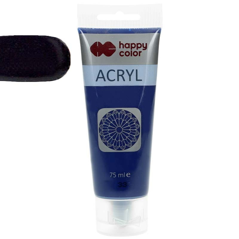 Farba akrylowa Happy Color 75ml - 33 Granatowy
