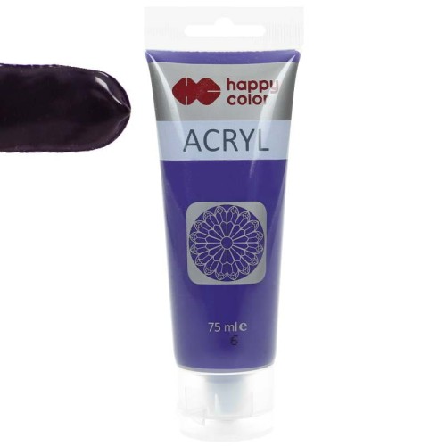 Farba akrylowa Happy Color 75ml - 6 Fioletowy 