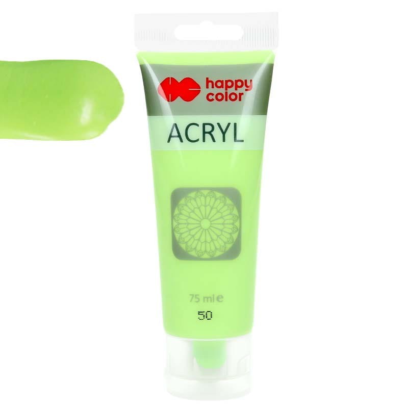 Farba akrylowa Happy Color 75ml - 50 Limonka