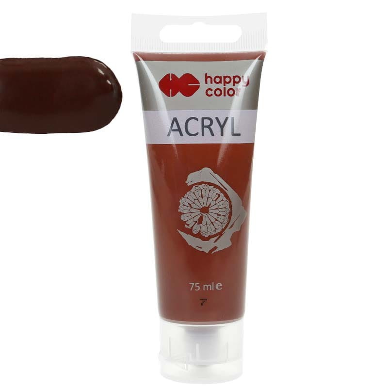 Farba akrylowa Happy Color 75ml - 7 Brązowy