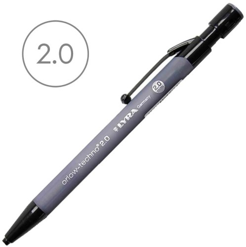 Ołówek automatyczny LYRA 2 mm - szary
