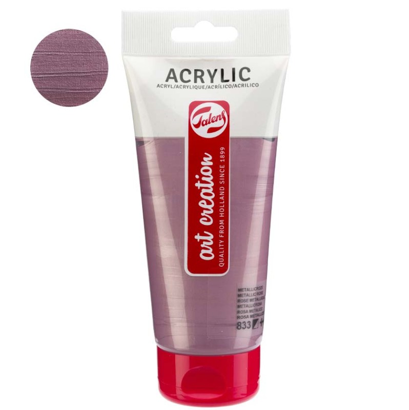 Farba akrylowa Art Creation 200 ml - 833 Metallic Rose