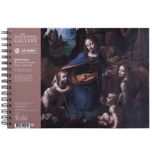 Blok mixed media ArtCreation The National Gallery - A4, 250 g, 30 ark.