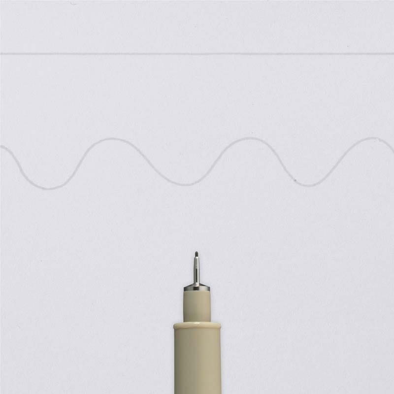 Cienkopis Pigma Micron Sakura 01 - 0,25 mm light cool gray
