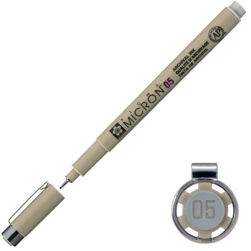Cienkopis Pigma Micron Sakura 05 - 0,45 mm light cool gray