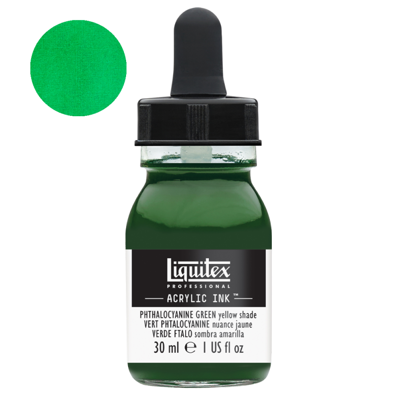 Tusz akrylowy Liquitex 30ml - 319 Phthalocyanine green yellow shade