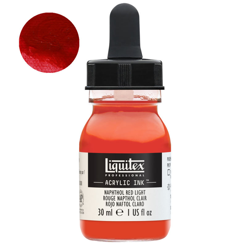 Tusz akrylowy Liquitex 30ml - 294 Naphthol red light