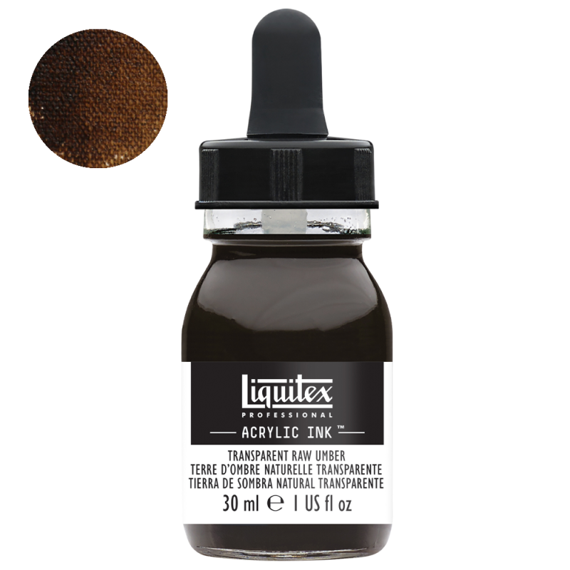 Tusz akrylowy Liquitex 30ml - 333 Transparent raw umber