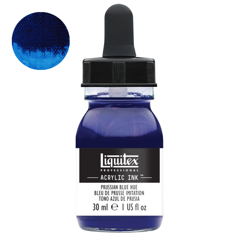 Tusz akrylowy Liquitex 30ml - 320 Prussian blue hue