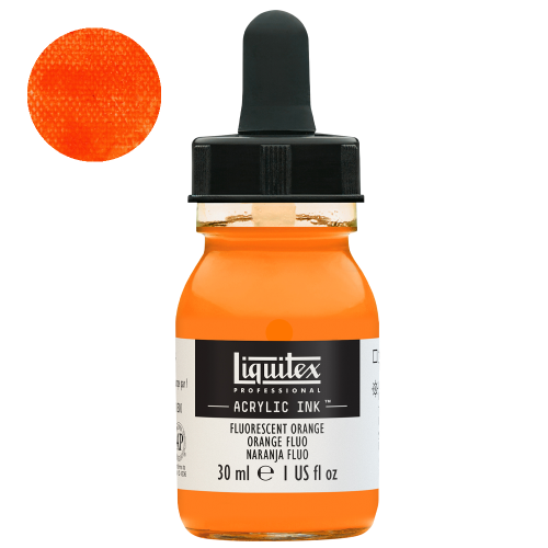 Tusz akrylowy Liquitex 30ml - 982 Fluorescent orange