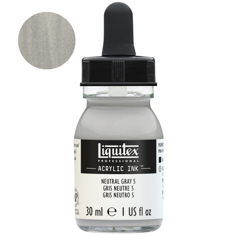Tusz akrylowy Liquitex 30ml - 599 Neutral grey