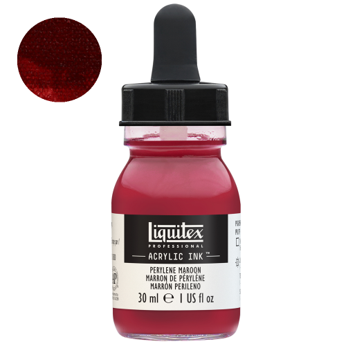 Tusz akrylowy Liquitex 30ml - 507 Perylene maroon