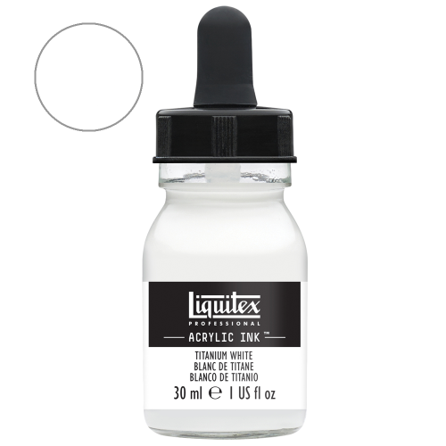 Tusz akrylowy Liquitex 30ml - 432 Titanium white