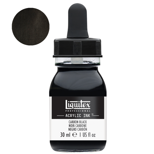 Tusz akrylowy Liquitex 30ml - 337 Carbon black