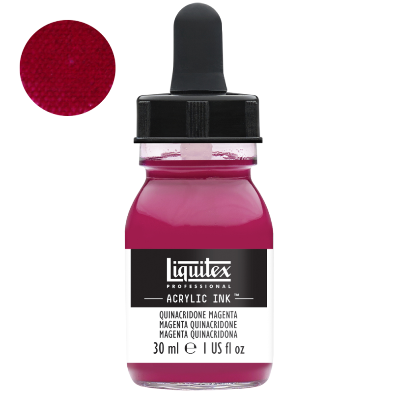 Tusz akrylowy Liquitex 30ml - 114 Quinacrid magenta