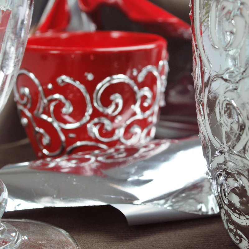 Płatki do złoceń GÉDÉO Pebeo 14x14cm 25 szt. - SILVER