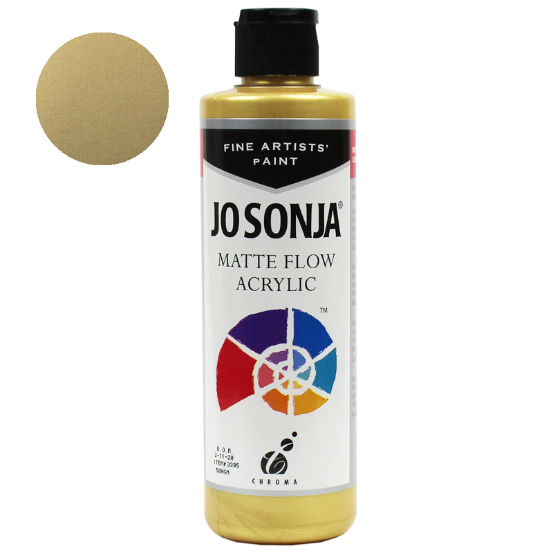 Farba akrylowa Jo Sonja's 75ml - Pale Gold