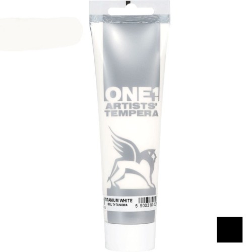 Farba tempera One Renesans 100 ml - 01 Biel tytanowa