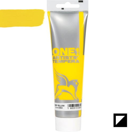 Farba tempera One Renesans 100 ml - 03 Żółty ciemny