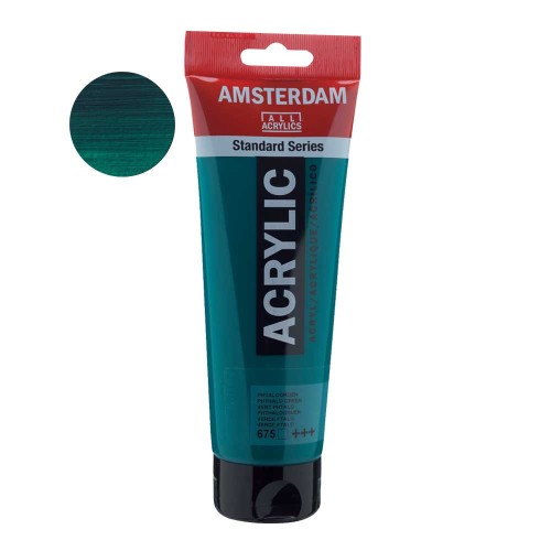 Farba akrylowa Amsterdam Acrylic 250 ml - 675 Phthalo Green