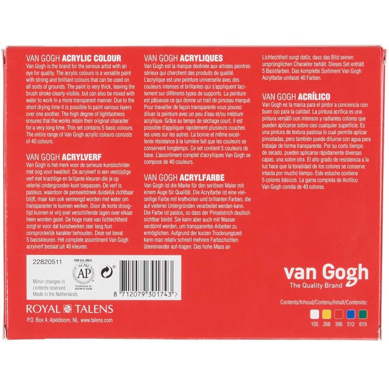 Zestaw-farb-akrylowych-Van-Gogh-5x40-ml